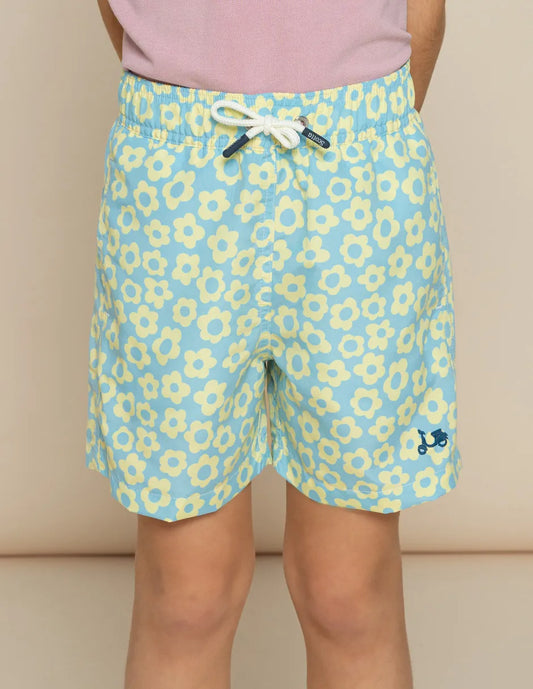 Bañador estampado flores de niño