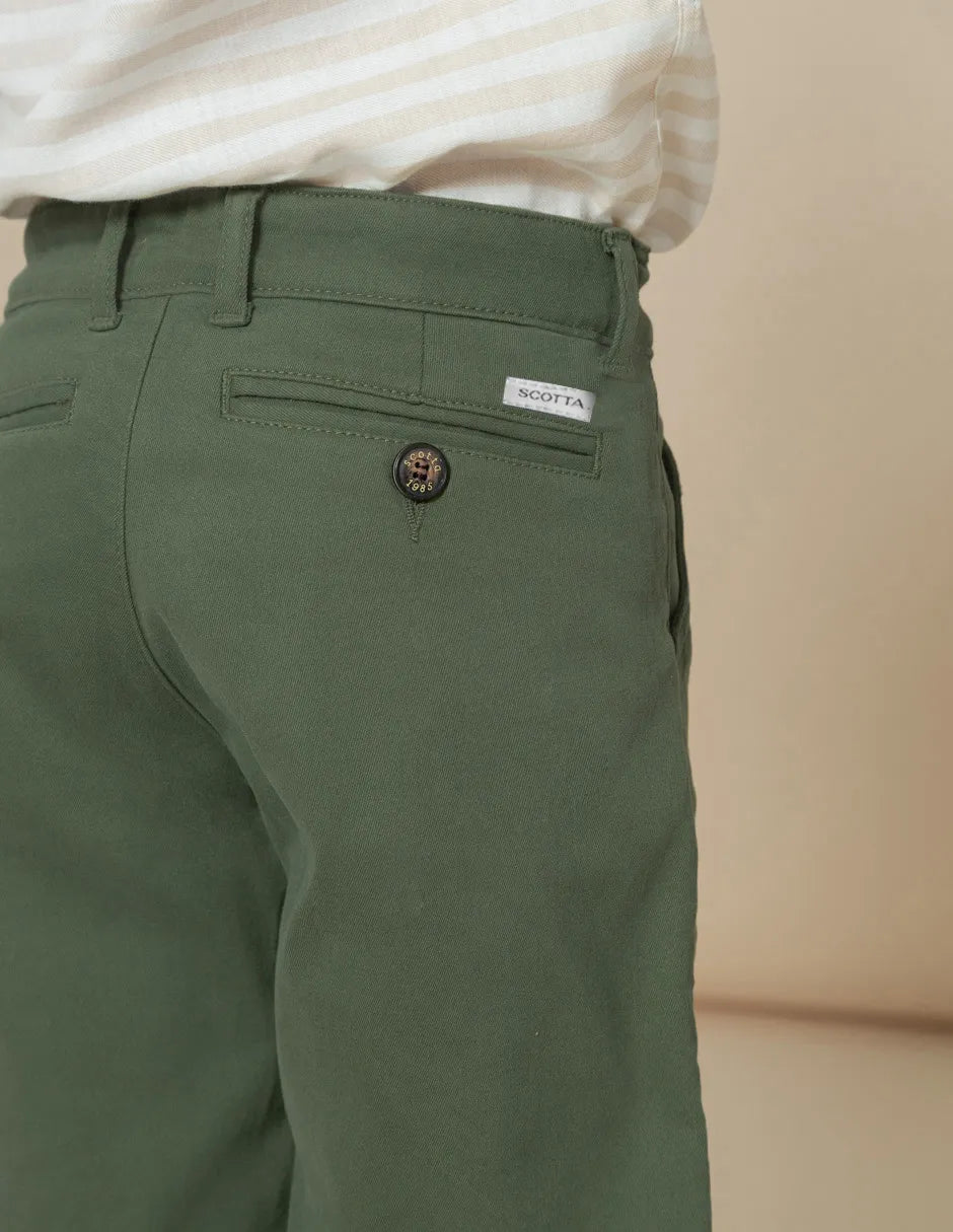 Bermuda de niño verde oscuro