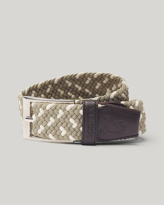 Cinto elástico bico verde acinzentado