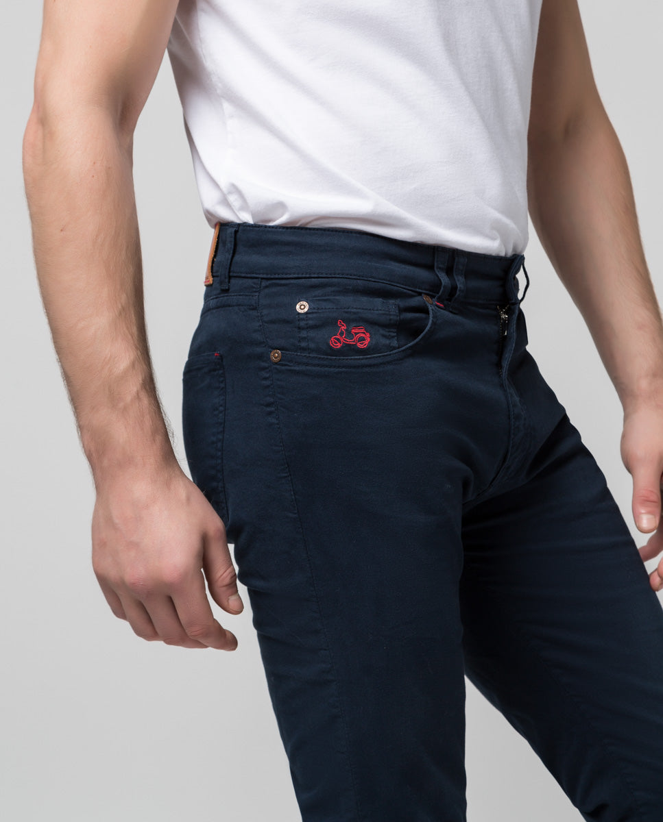 Pantalon 5 bolsillos marino | SCOTTA
