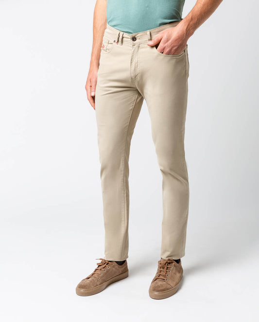 Pantalon 5 bolsillos beige | SCOTTA