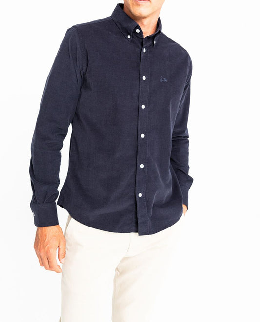 Camisa micropana marino | SCOTTA