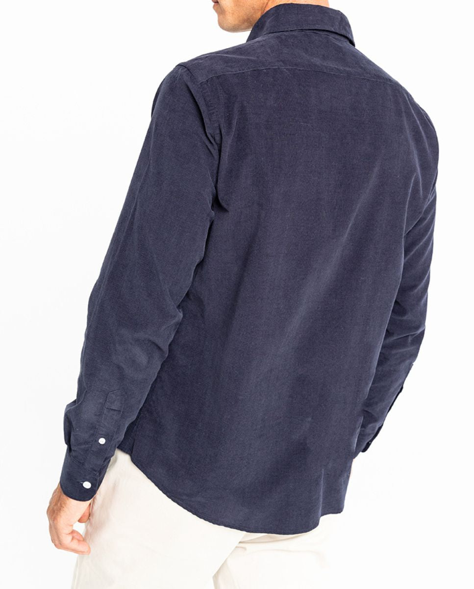 Camisa micropana marino | SCOTTA