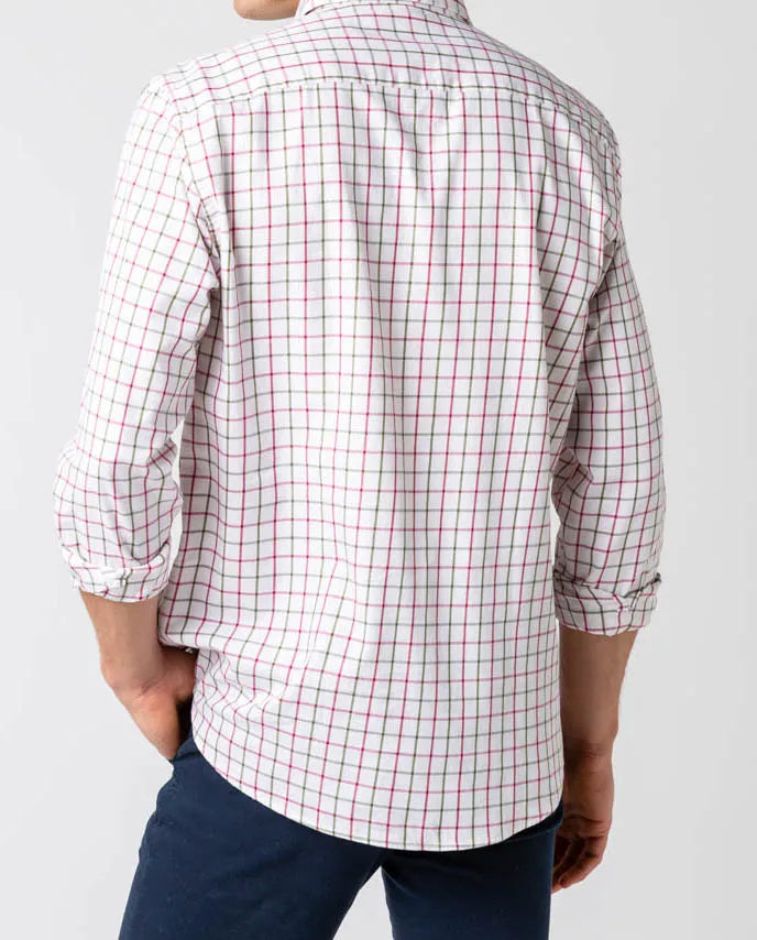 Camisa de algodão cru Viyela dopo eco