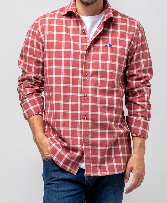 Camisa cuadro zermatt teja