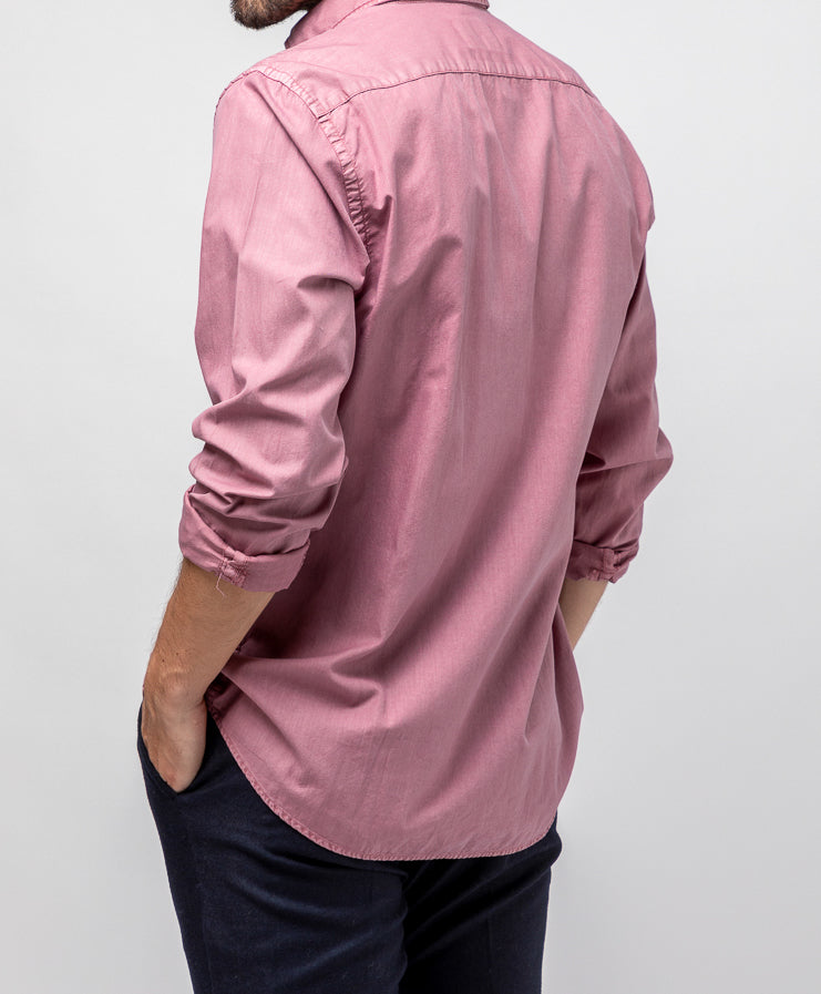 Camisa sarga rosa