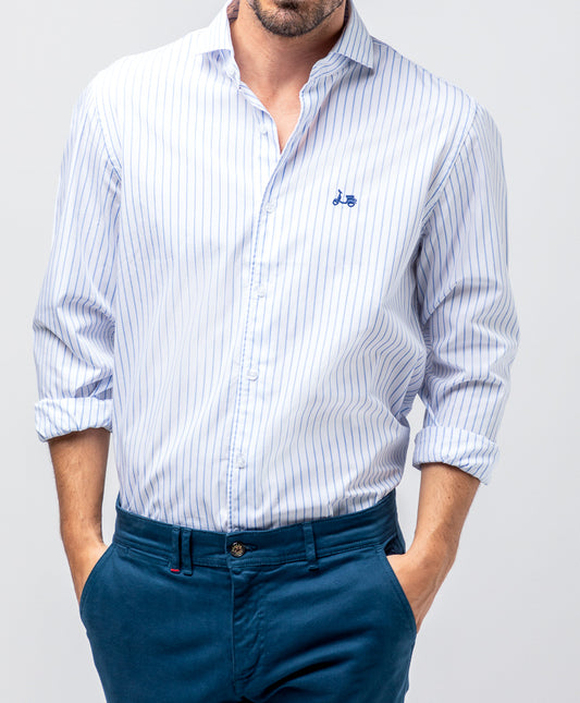 Camisa raya sport celeste | SCOTTA