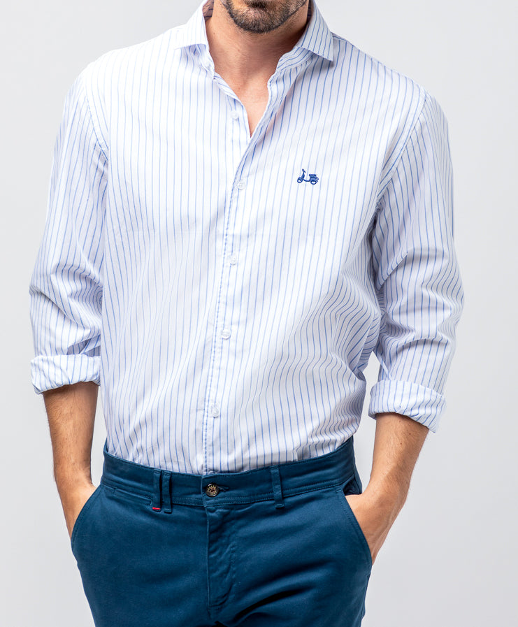 Camisa raya sport celeste | SCOTTA