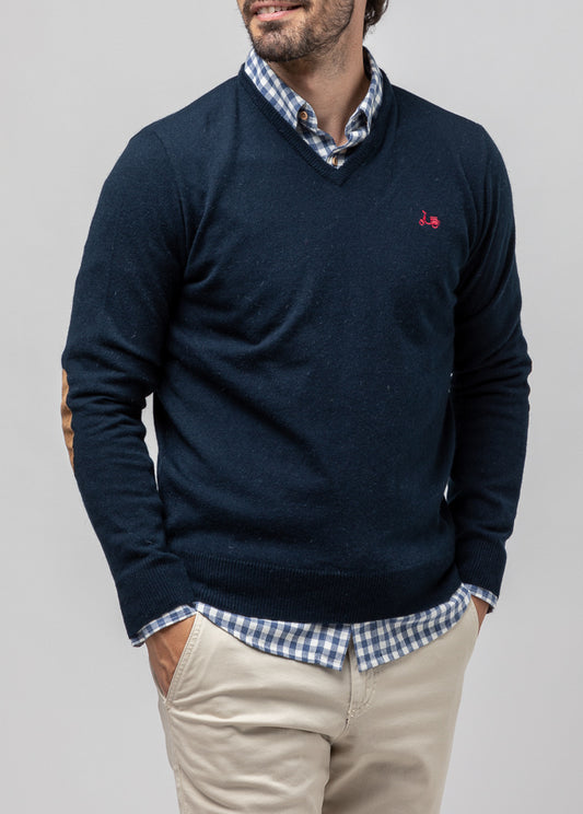 Jersey pico coderas angora marino