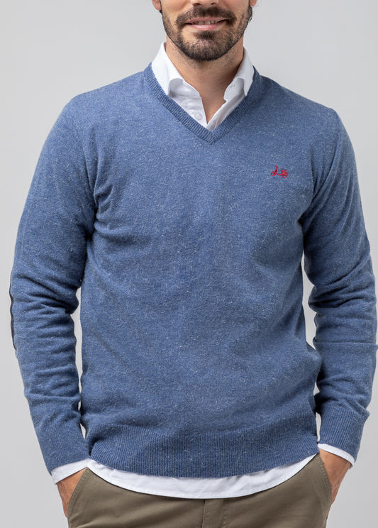 Jersey pico coderas angora denim