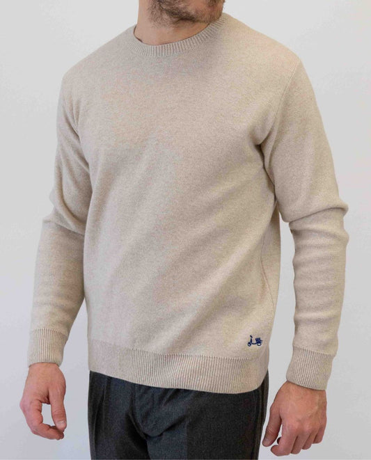 Jersey punto milano crudo