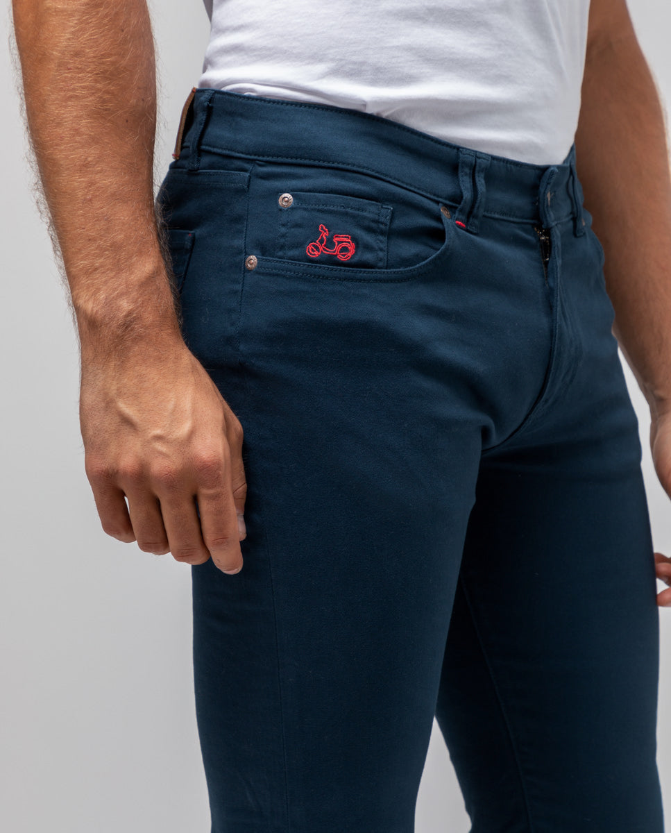 Pantalon 5 bolsillos marino | SCOTTA