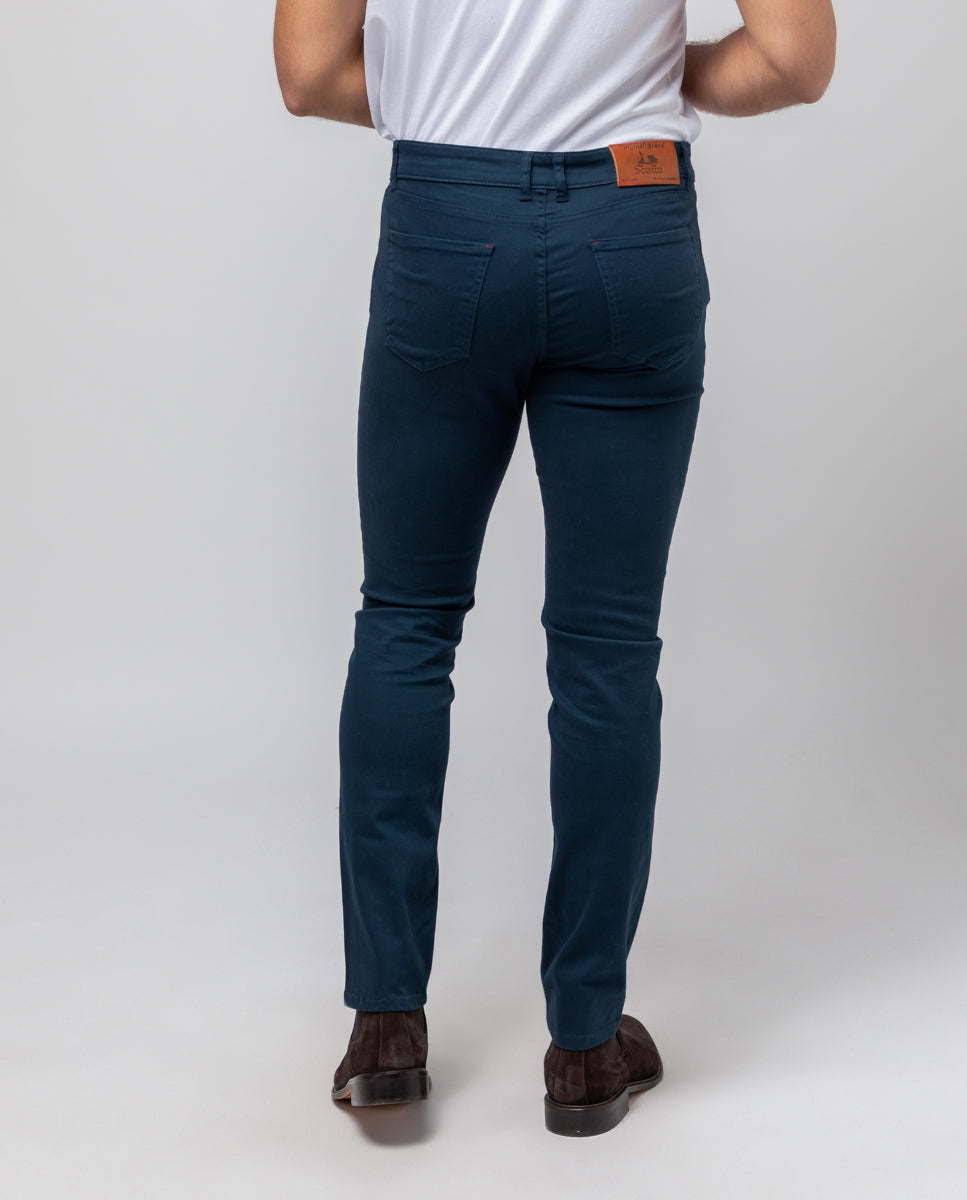 Pantalon 5 bolsillos marino | SCOTTA