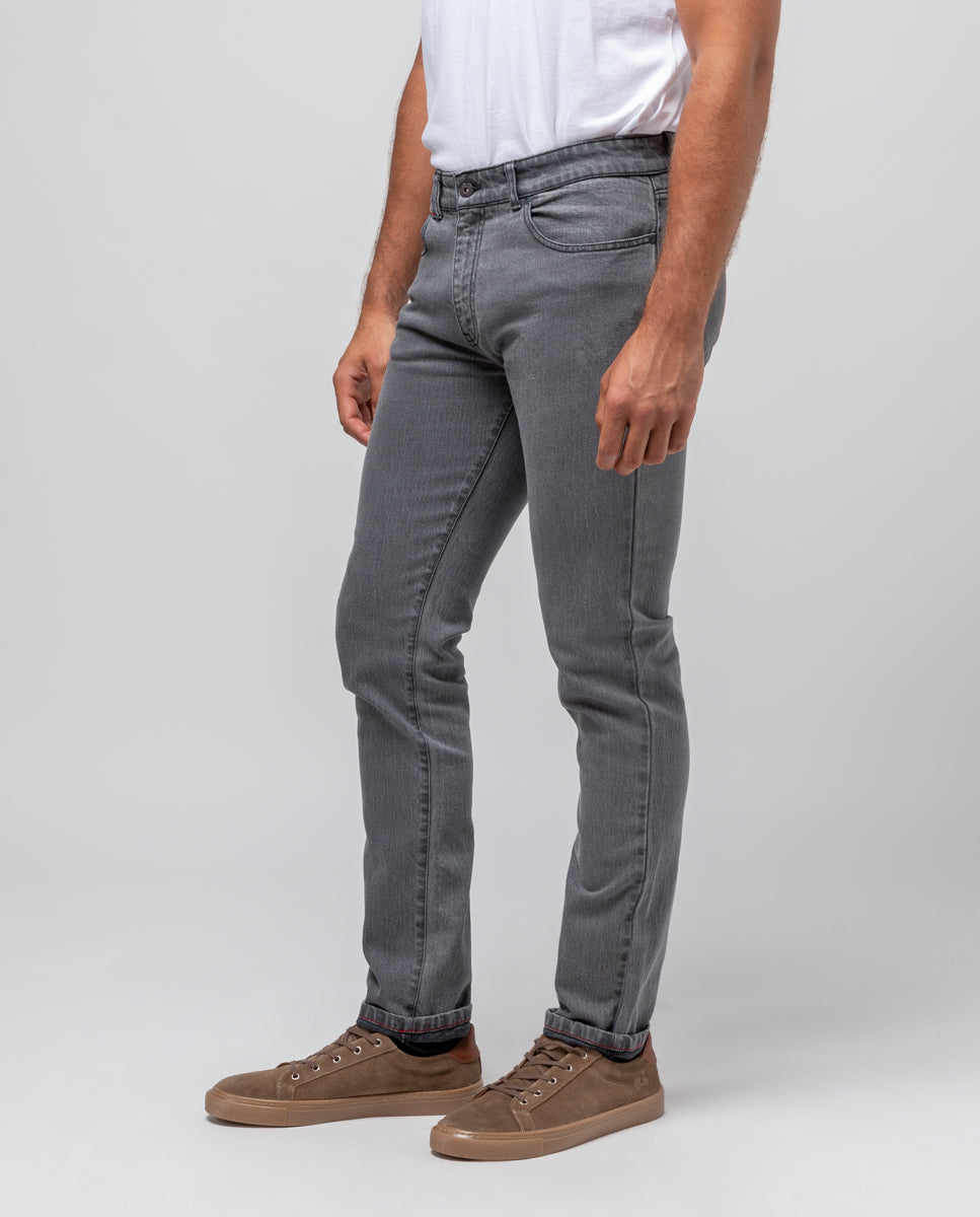 Calça jeans cinza