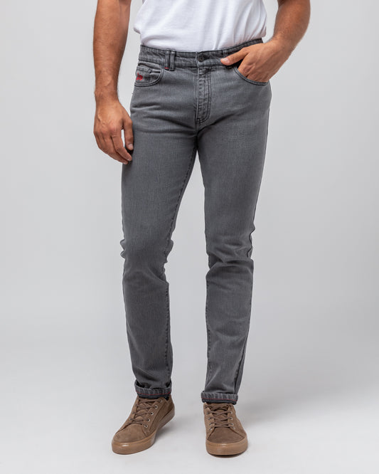 Pantalon vaquero gris