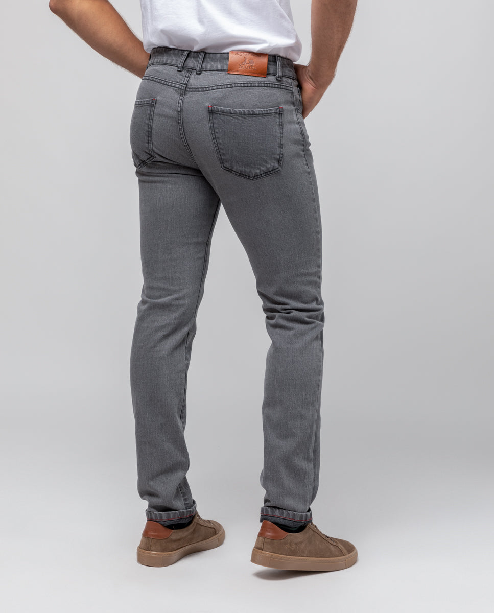 Calça jeans cinza