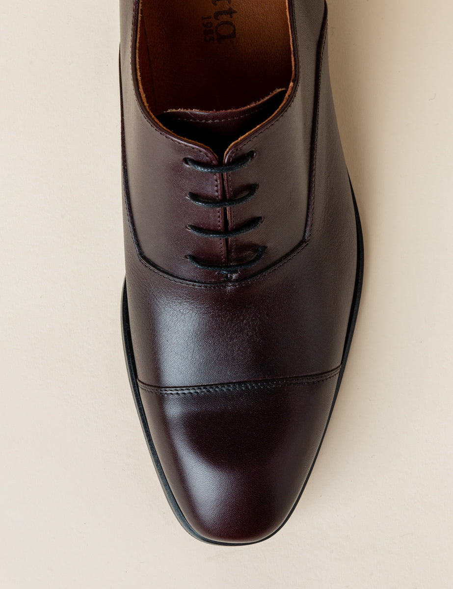 Zapato vestir cordon burdeos | SCOTTA