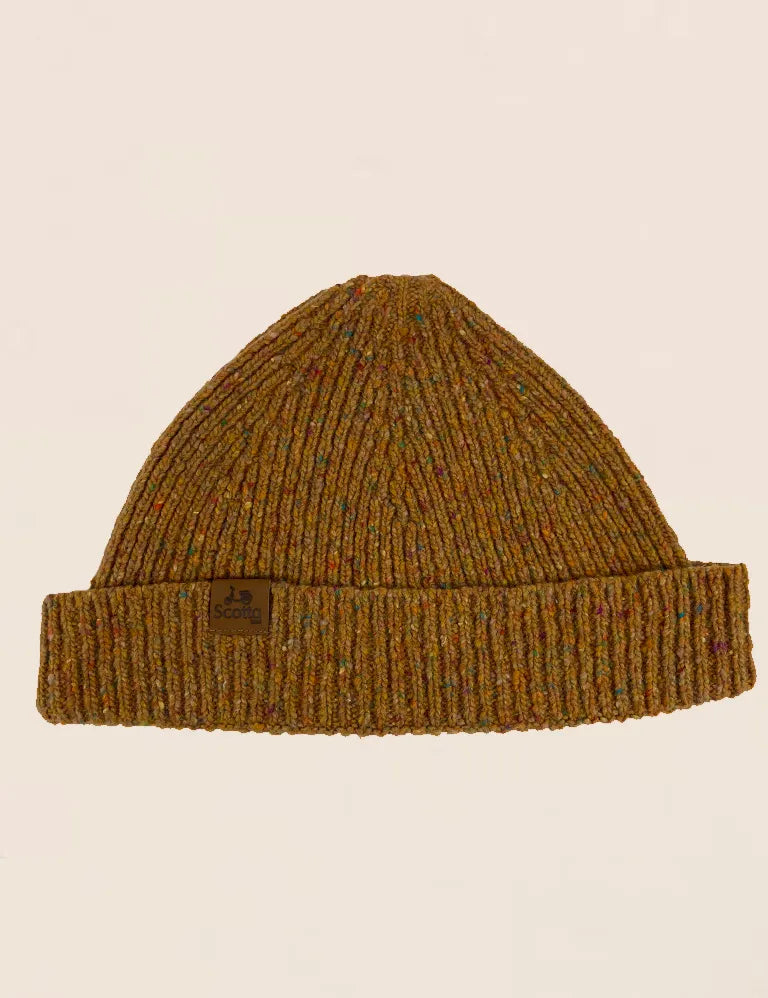 Gorro canalé mostaza