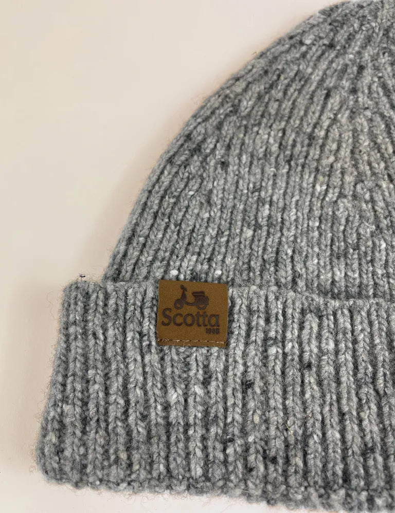 Gorro canalé gris