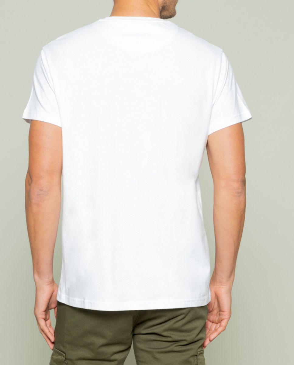 Camiseta moto blanco