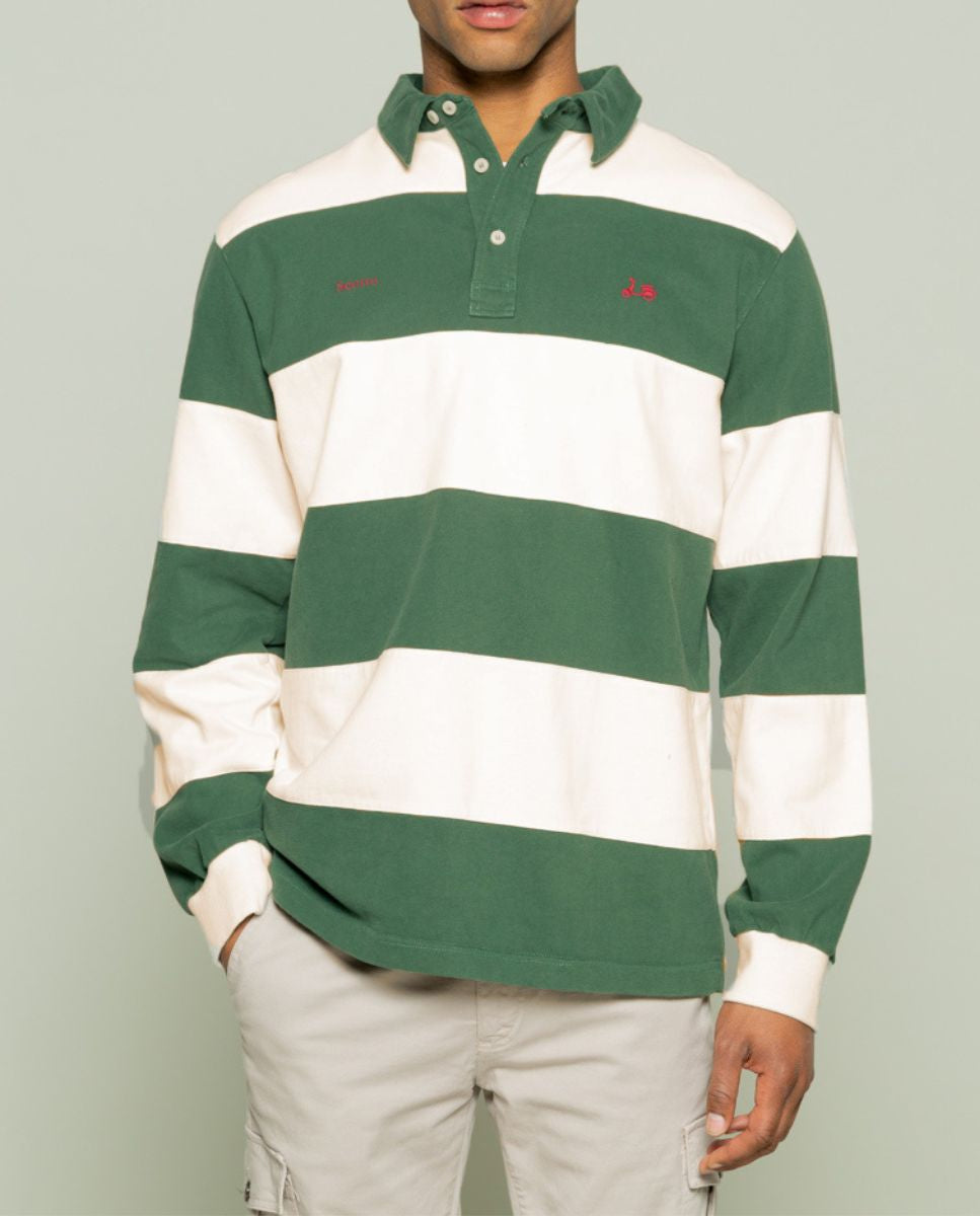 Polo rugby stripes khaki