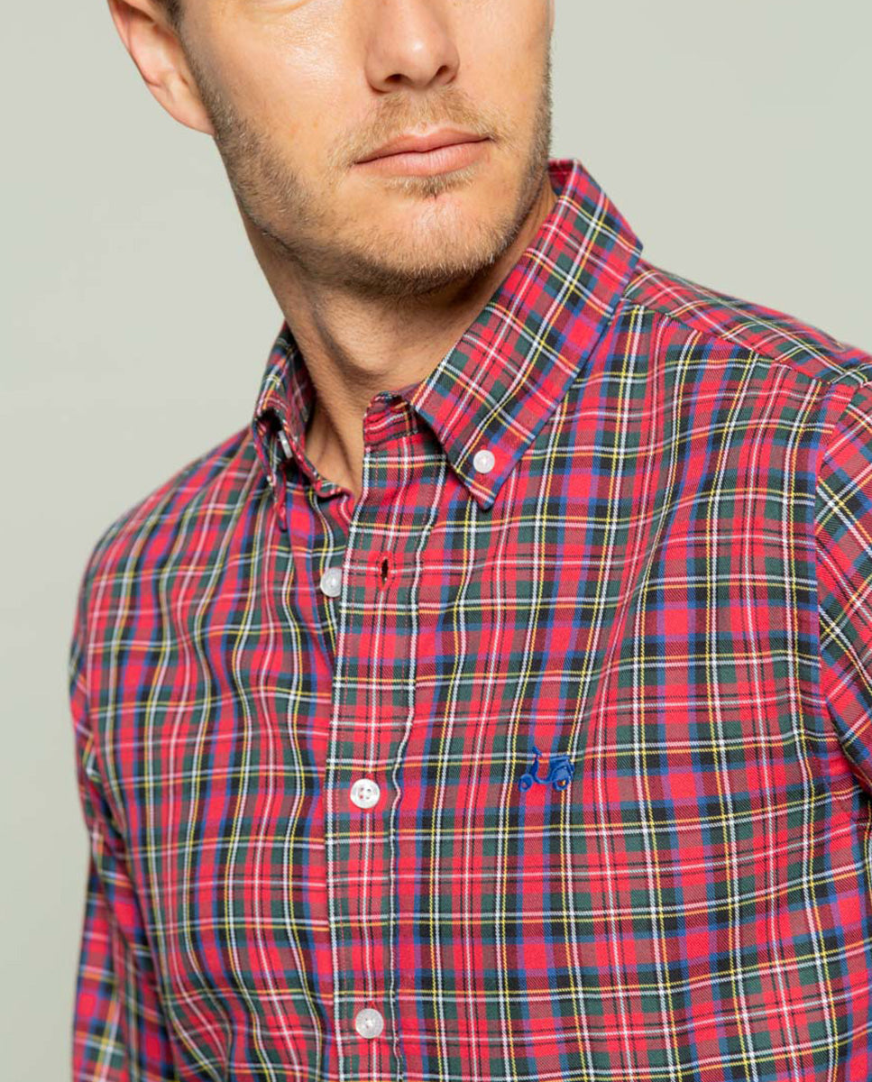 Camisa masai rojo | SCOTTA