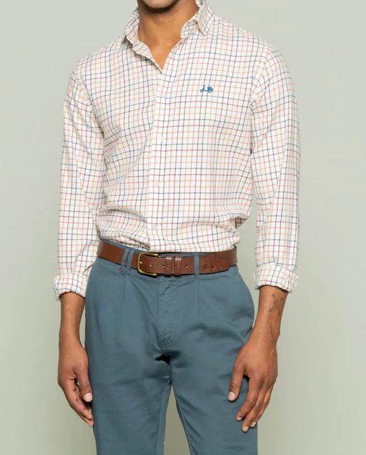 Camisa classic viyela crudo
