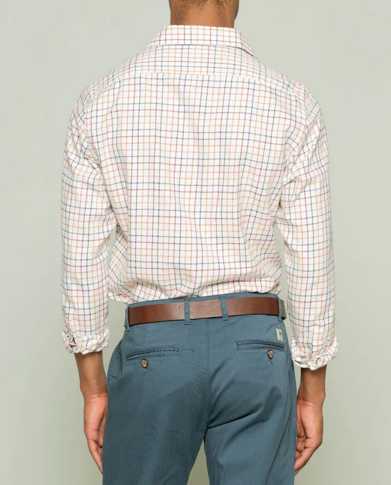 Camisa classic viyela crudo