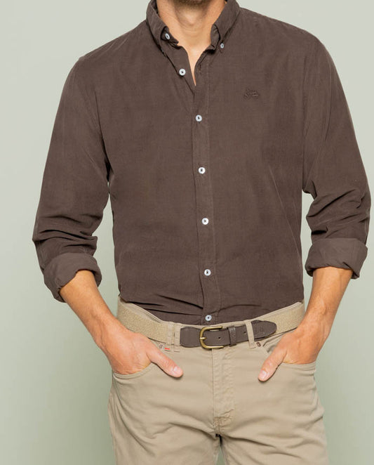 Camisa wood marron | SCOTTA