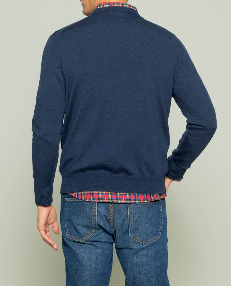 Jersey classic crew neck merino marino