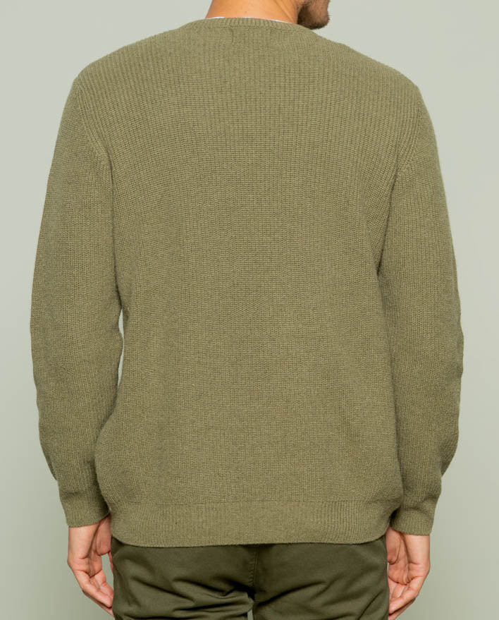 Jersey perlado cashmere khaki