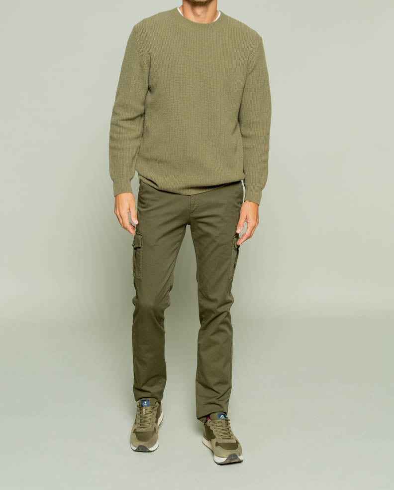 Jersey perlado cashmere khaki