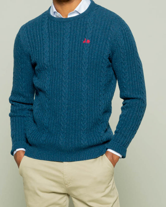 Jersey crew neck ochos oceano