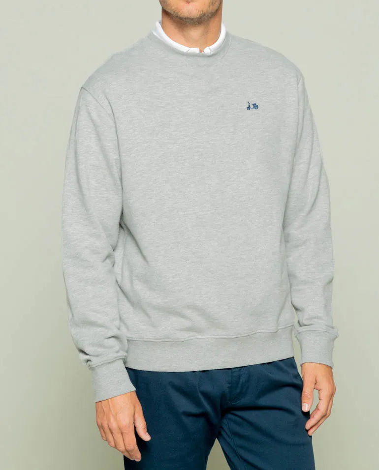 Sudadera logo gris