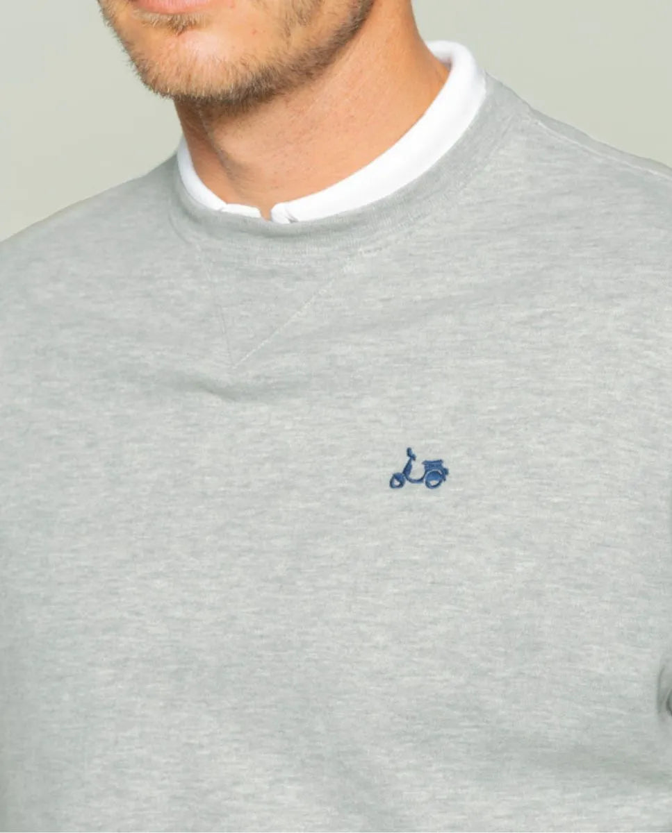 Sudadera logo gris