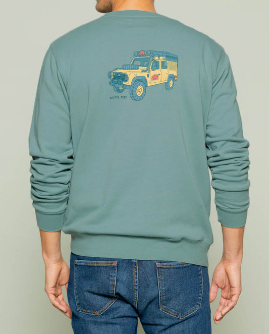 Sudadera ranger azul grisaceo