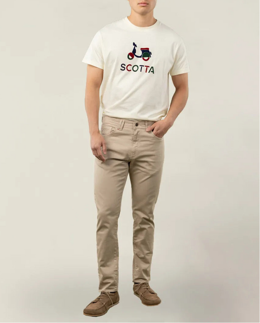 PANTALON COOPER 5 BOLSILLOS BEIGE | SCOTTA