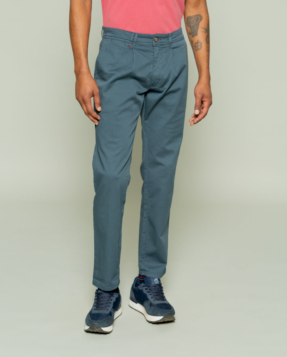 Pantalon newman chino gris oscuro