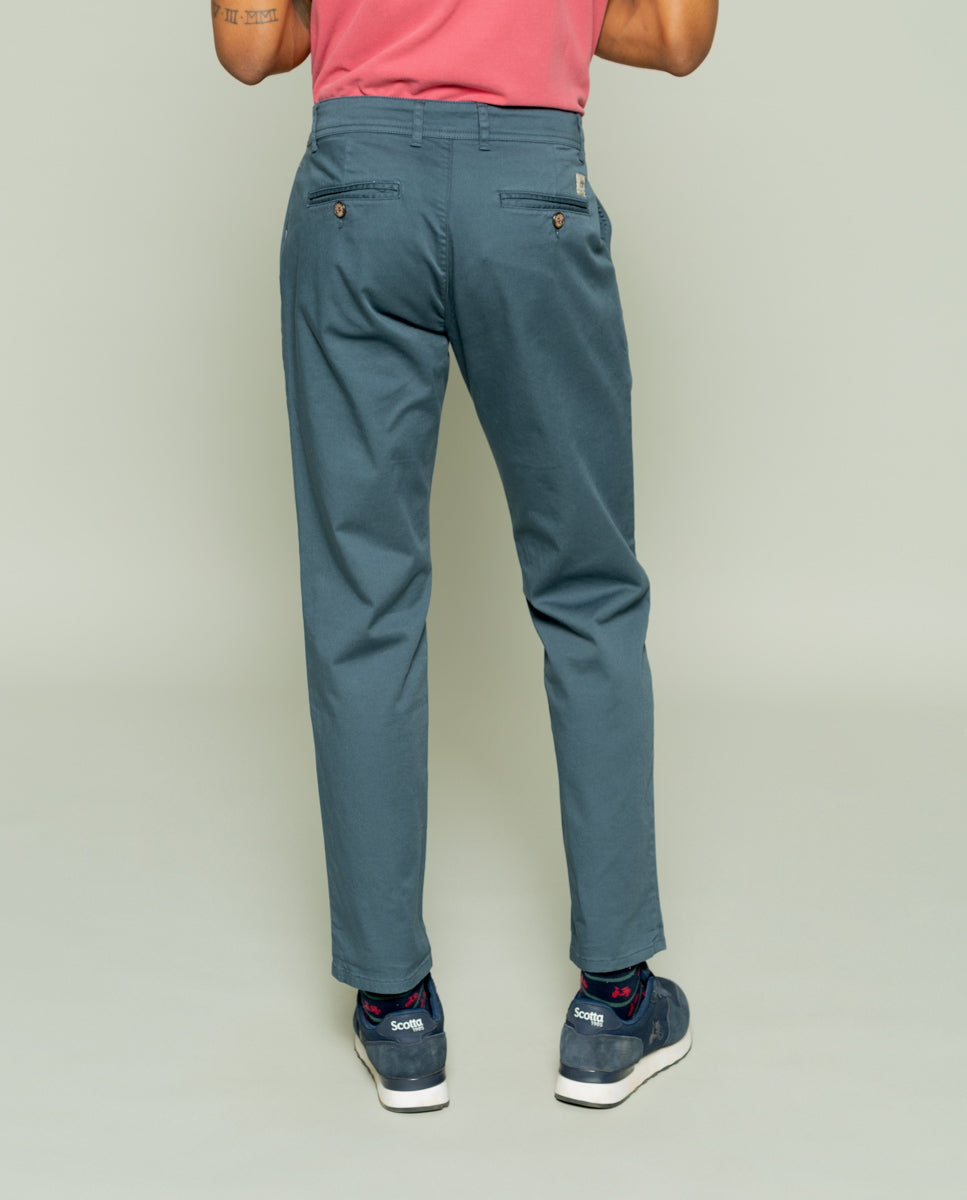 Pantalon newman chino gris oscuro