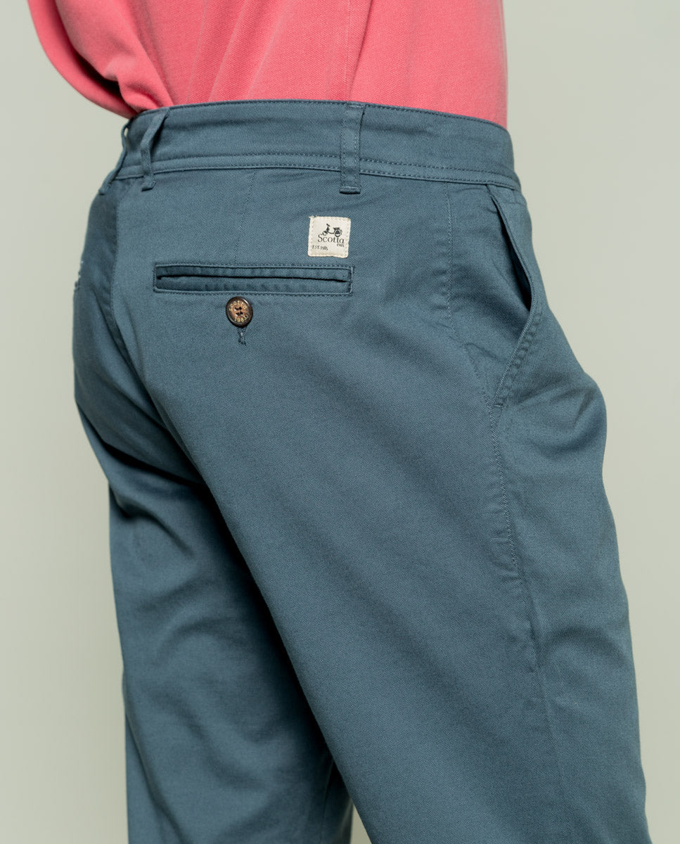 Pantalon newman chino gris oscuro