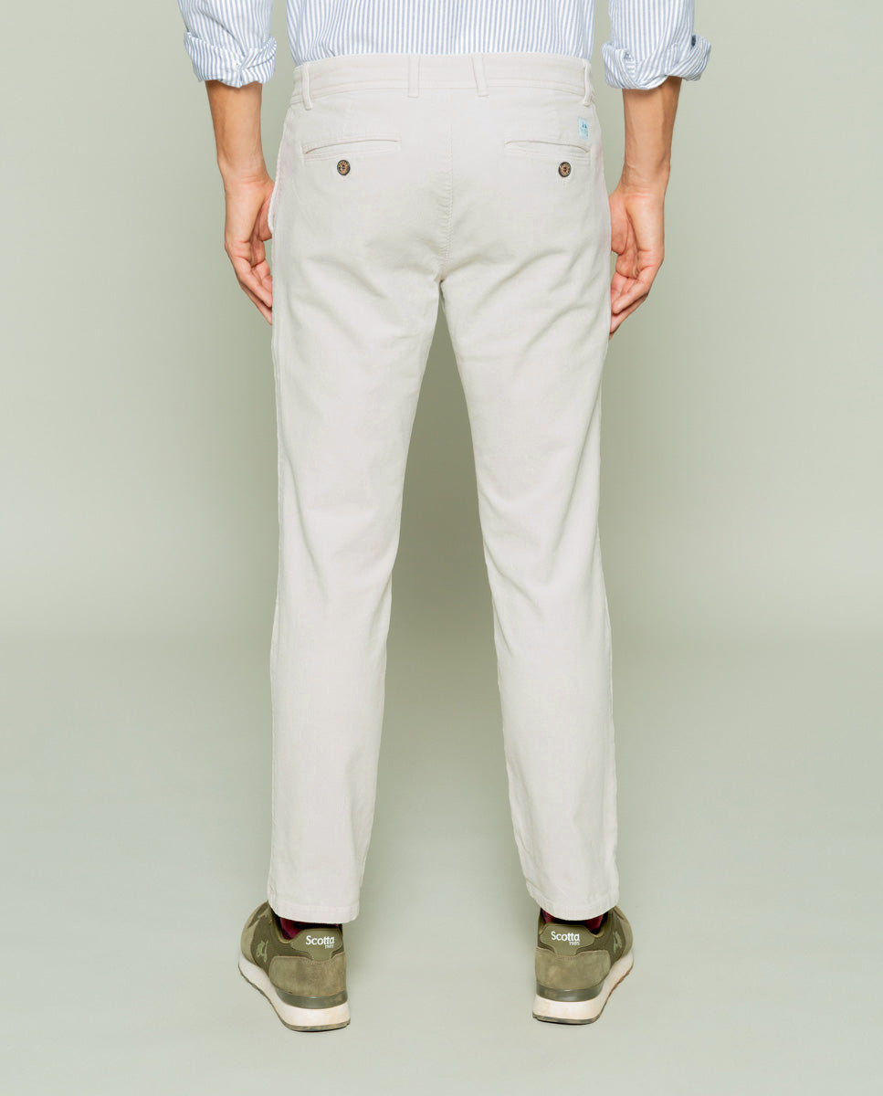 Calça chino crua Newman Wood