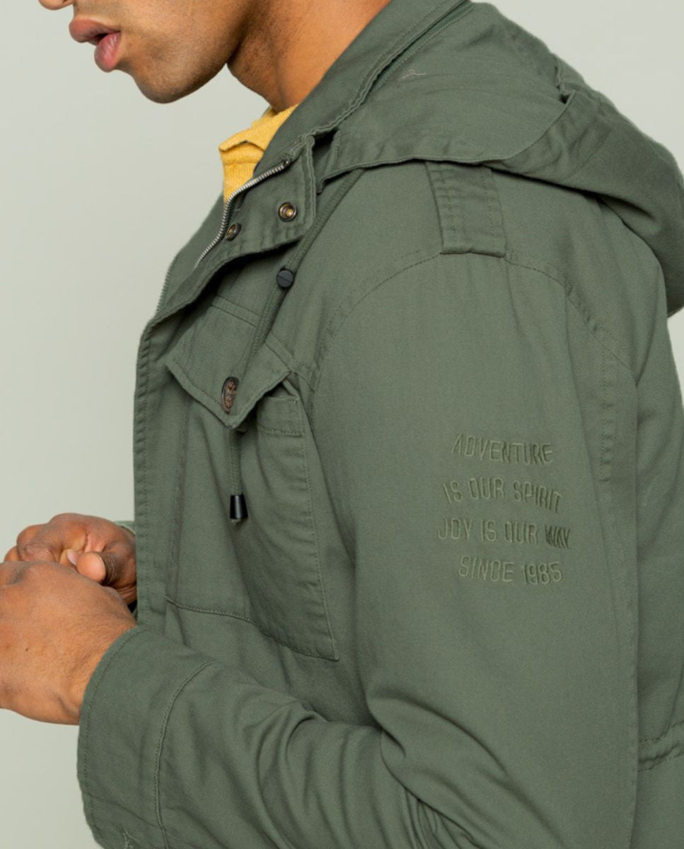 Chaqueta sahariana khaki