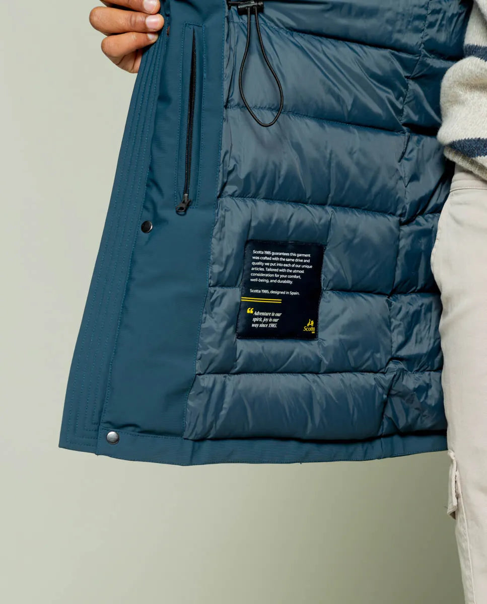 Parka rainy azul