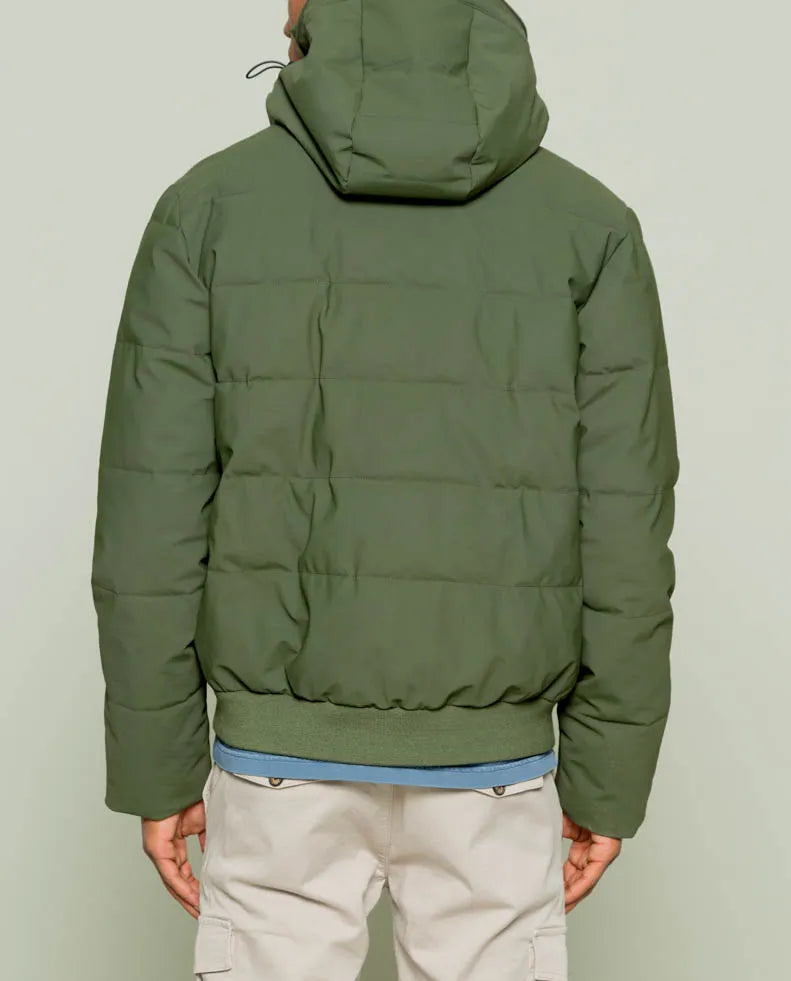 Parka corta sport verde
