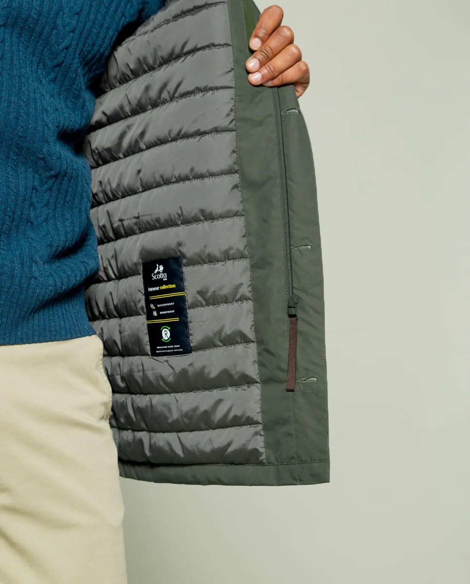 Parka buttons khaki