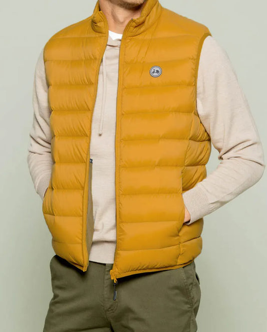 Chaleco classic acolchado mostaza