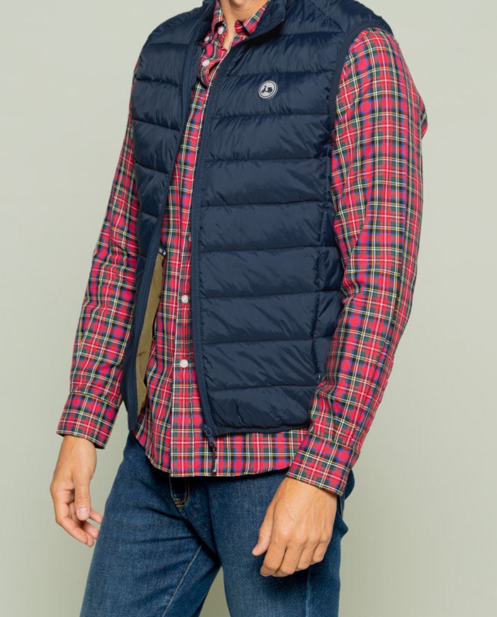 Chaleco classic acolchado marino | SCOTTA