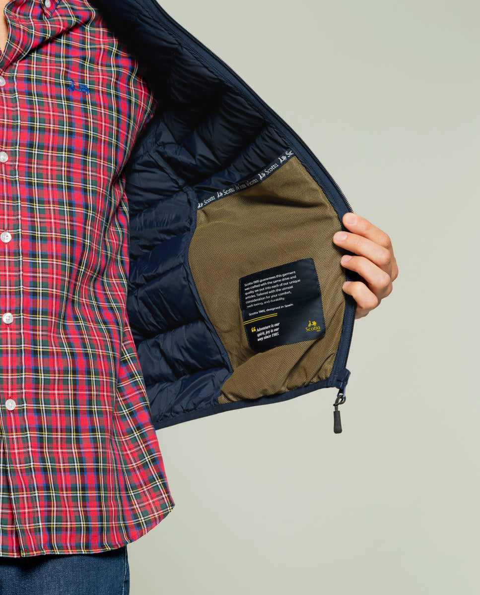 Chaleco classic acolchado marino | SCOTTA