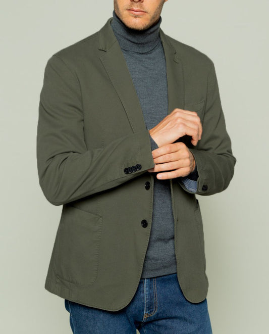 Blazer estructura garment khaki | SCOTTA