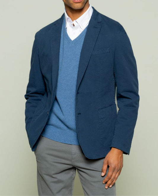 Blazer sarga garment marino